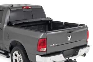 Ram 2500 Soft Roll Up Bed Cover - Rough Country - Matte Black - '11-'23